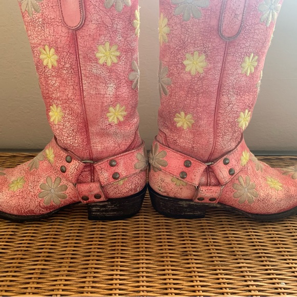 Old Gringo Pink Daisy Boots - Picture 7 of 10